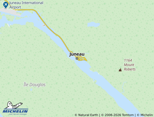 Mappa MICHELIN Juneau - ViaMichelin