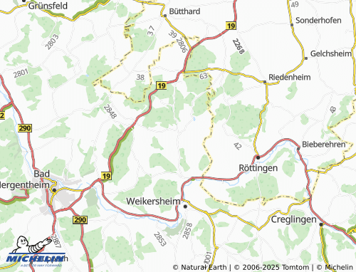 Carte MICHELIN Nassau - ViaMichelin