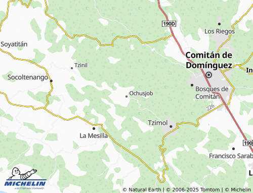 MICHELIN Ochusjob map - ViaMichelin