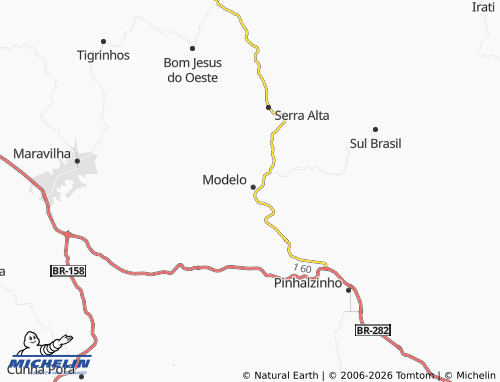 Mapa MICHELIN Jardim - ViaMichelin