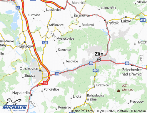 Kaart MICHELIN Chlum - ViaMichelin