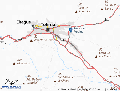 MICHELIN Aparco map - ViaMichelin