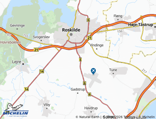 Carte MICHELIN Vor Frue - ViaMichelin