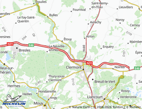 Mappa MICHELIN Ronquerolles - ViaMichelin