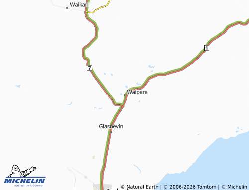 Mapa MICHELIN Waipara - ViaMichelin