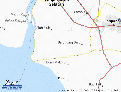 MICHELIN Babirik map - ViaMichelin