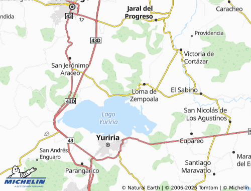 Mappa MICHELIN La Angostura - ViaMichelin