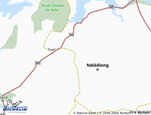MICHELIN-Landkarte Mbouday Taoua - ViaMichelin