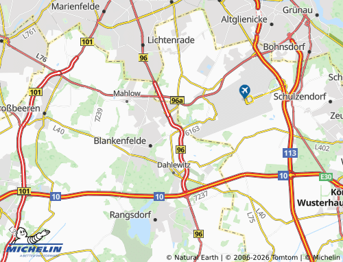 Mappa MICHELIN Glasow - ViaMichelin