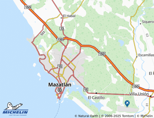 MICHELIN Villa de Las Flores map - ViaMichelin