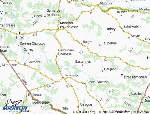MICHELIN Lagardère map - ViaMichelin