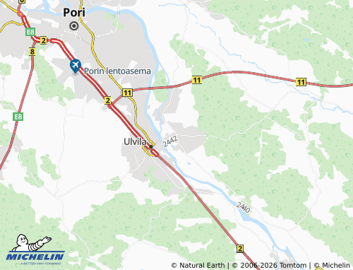 MICHELIN Vanhakylä map - ViaMichelin