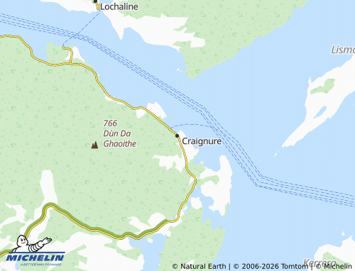 Mappa MICHELIN Craignure - ViaMichelin