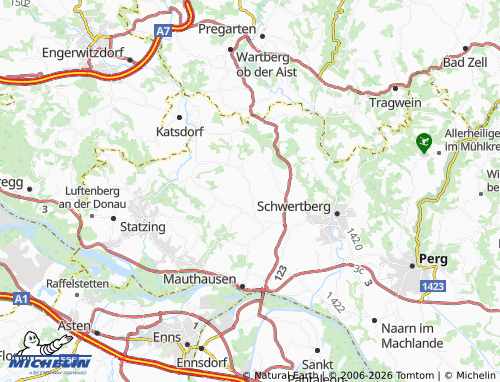 MICHELIN Grünau map - ViaMichelin