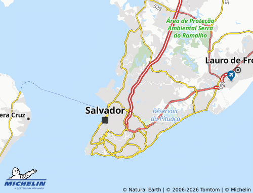 MICHELIN-Landkarte Caetano - ViaMichelin