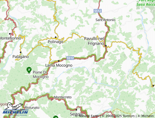 MICHELIN Montecenere map - ViaMichelin