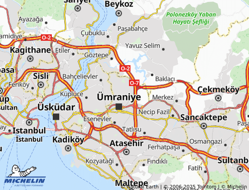 MICHELIN-Landkarte Kazım Karabekir - ViaMichelin