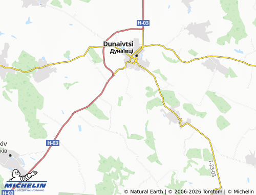 MICHELIN Panasivka map - ViaMichelin