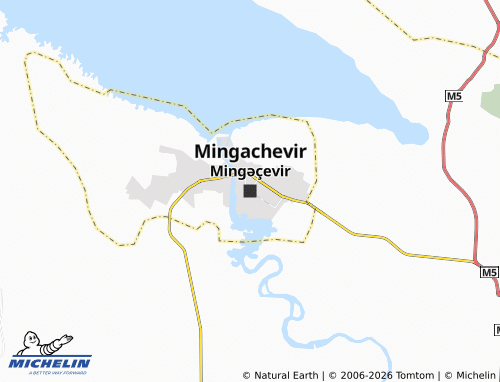 Carte MICHELIN Mingachevir - ViaMichelin
