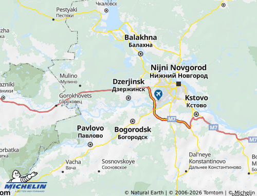 MICHELIN-Landkarte Dserschinsk - ViaMichelin