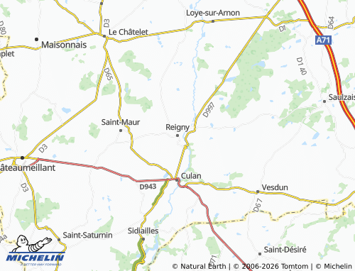 Mappa MICHELIN Reigny - ViaMichelin