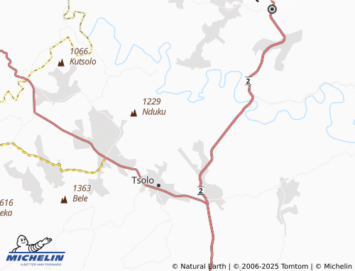 MICHELIN Xhokonxa map - ViaMichelin