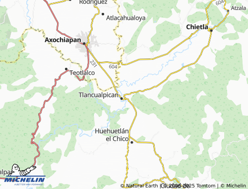 MICHELIN Piedra Grande map - ViaMichelin