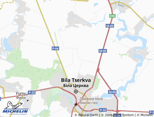 MICHELIN Terezyne map - ViaMichelin