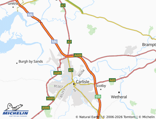 Carte MICHELIN Houghton - ViaMichelin