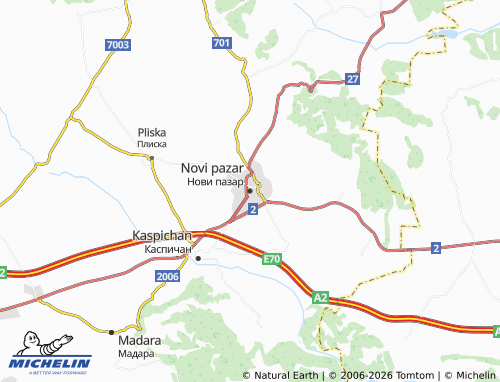 Mappa MICHELIN Novi pazar - ViaMichelin