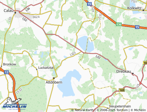 MICHELIN Reddern map - ViaMichelin