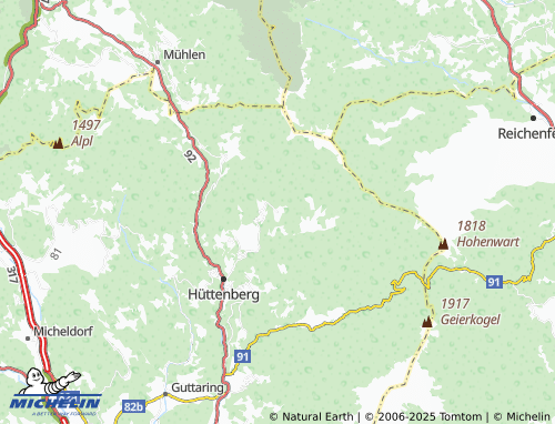 MICHELIN Sankt Johann am Pressen map - ViaMichelin