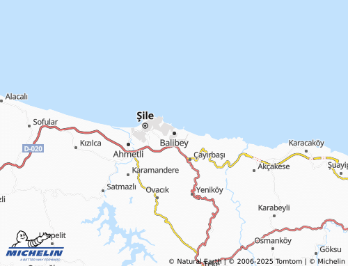 MICHELIN Balıbey map - ViaMichelin
