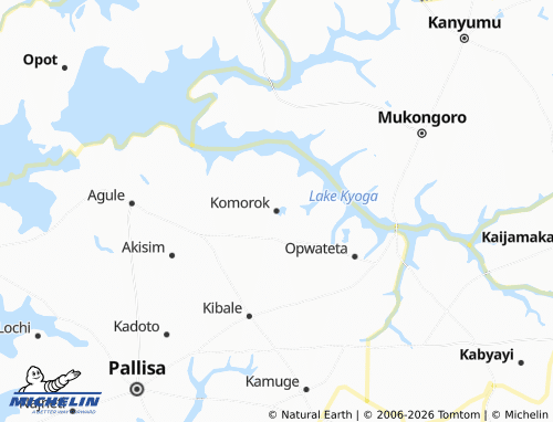 MICHELIN Komorok map - ViaMichelin
