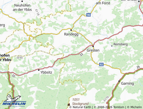 MICHELIN Schadneramt map - ViaMichelin