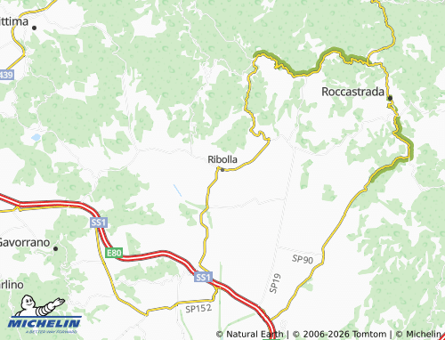 Kaart MICHELIN Ribolla - ViaMichelin