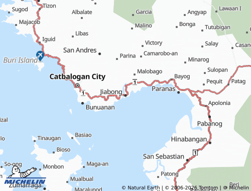 MICHELIN Jiabong map - ViaMichelin
