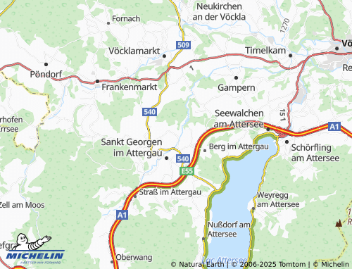MICHELIN-Landkarte Eggenberg - ViaMichelin