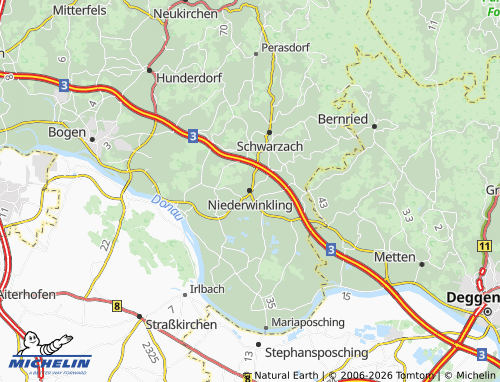 Mappa MICHELIN Niederwinkling - ViaMichelin