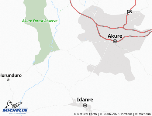 Mappa MICHELIN Iwoye - ViaMichelin