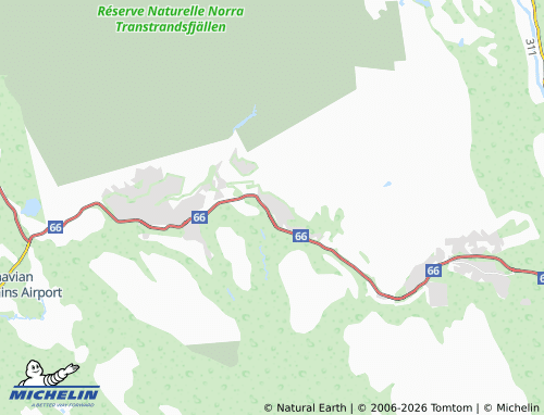 MICHELIN Gusjösätern map - ViaMichelin