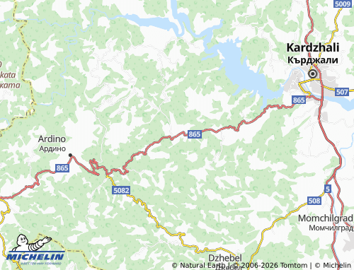 MICHELIN Kobilyane map - ViaMichelin