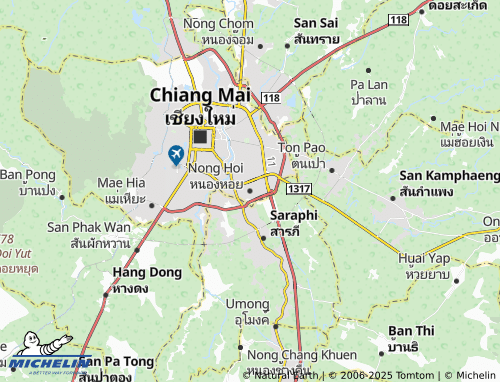 MICHELIN Nong Hoi map - ViaMichelin