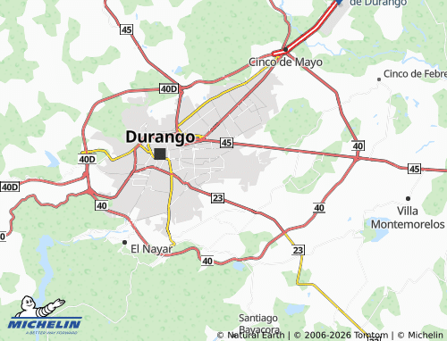 MICHELIN El Alacrán map - ViaMichelin