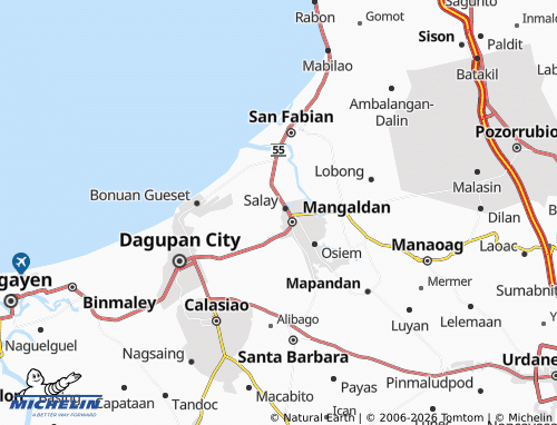 MICHELIN Lanas map - ViaMichelin