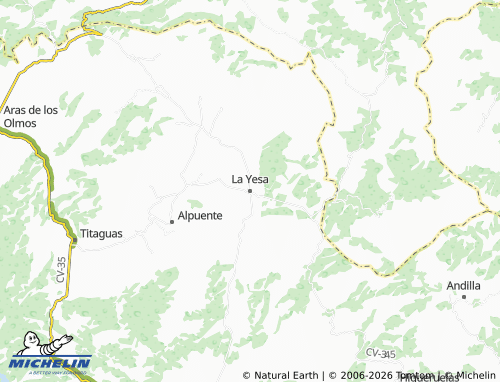 Mappa MICHELIN La Yesa - ViaMichelin