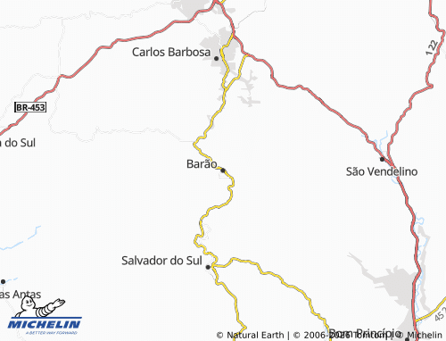 Mapa MICHELIN Barão - ViaMichelin