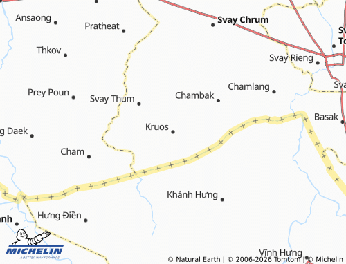 Mappa MICHELIN Kruos - ViaMichelin