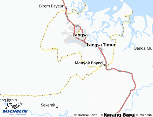 MICHELIN-Landkarte Alue Buloh - ViaMichelin