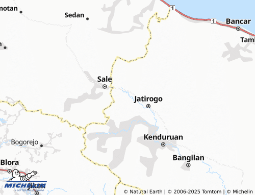 Carte MICHELIN Karangtengah - ViaMichelin